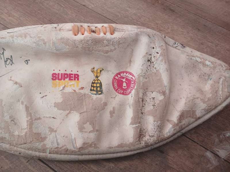 Old big rugby ball