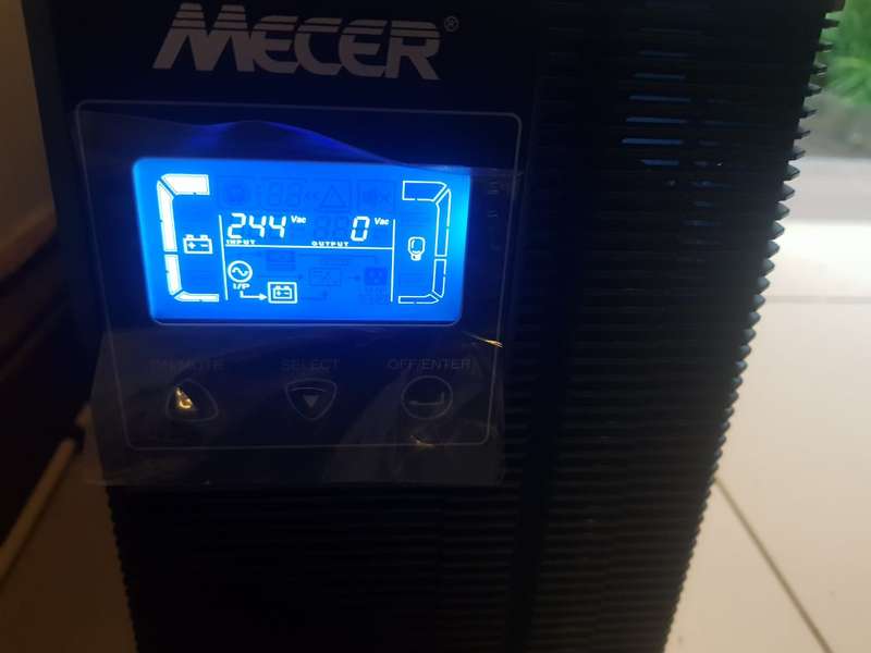 Mecer Winner Pro 2kVA 1600W Pf 0.8 On-Line Tower UPS ME-2000-WPTU+