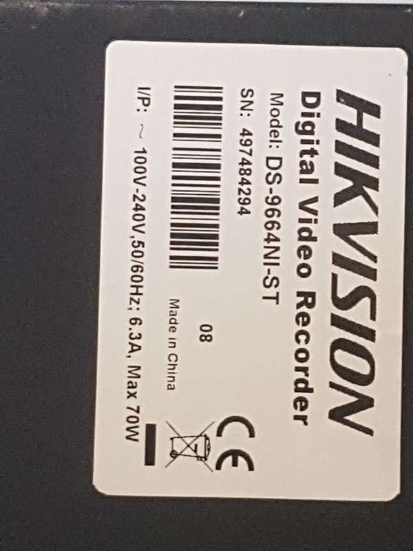Hikvision 64 Channel NVR - DS-9664NI-ST