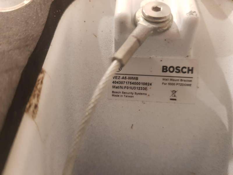 Bosch VEZ-A5-WMB wall mount for Bosch Autodome 5000 IP cameras