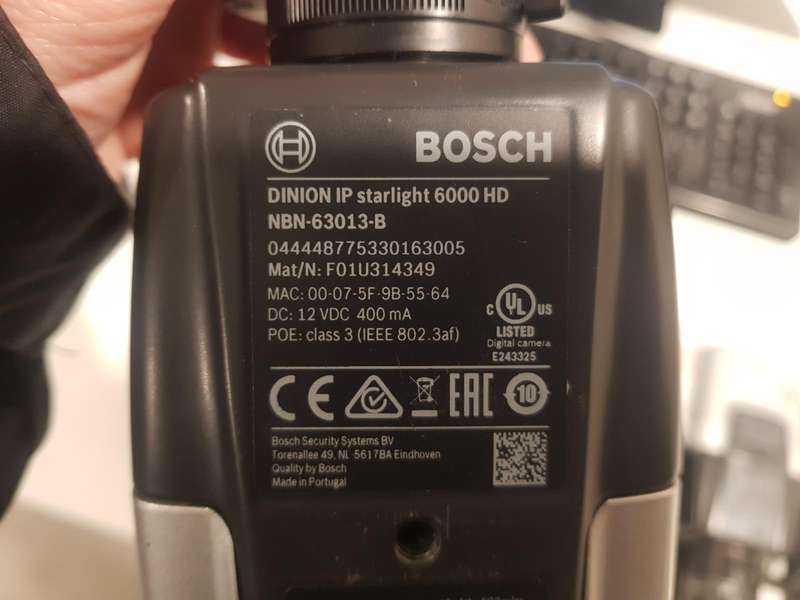 Bosch DINION IP Starlight 6000 1080p Indoor Box Camera