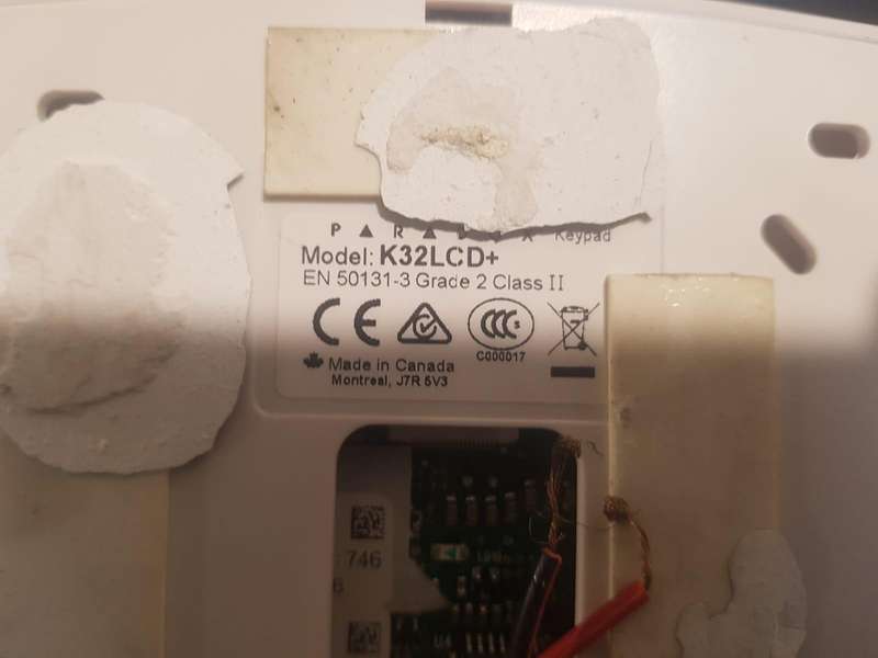 Paradox Alarm panel and motion sensors