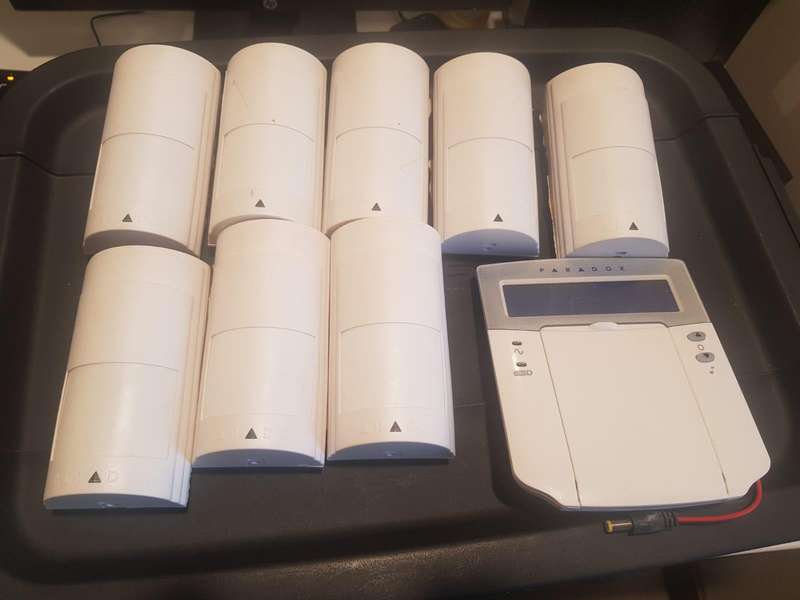 Paradox Alarm panel and motion sensors