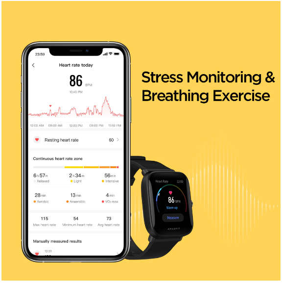 Amazfit Bip U Pro smart watch (black)