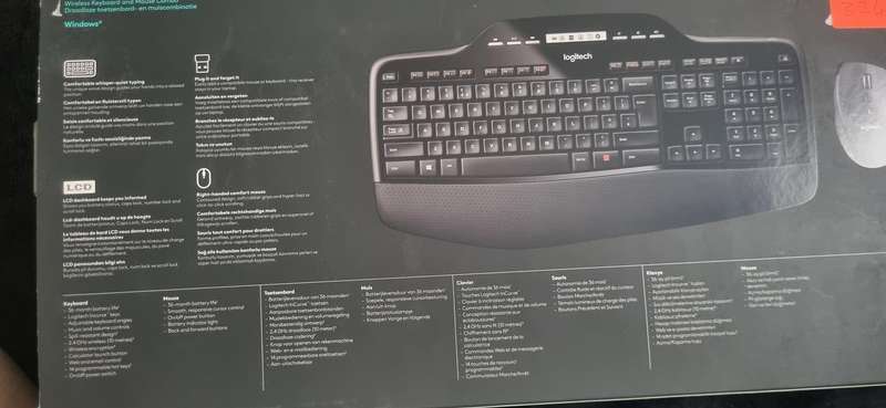 Logitech MK710 Wiresless Mouse and Keyboard