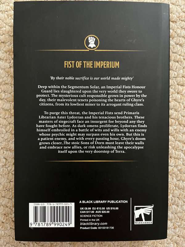 Warhammer 40K Fist of the Imperium PB