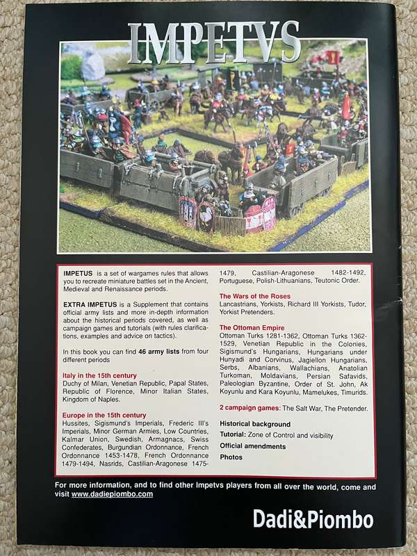 Impetus rulebook bundle - Ancient wargaming rules