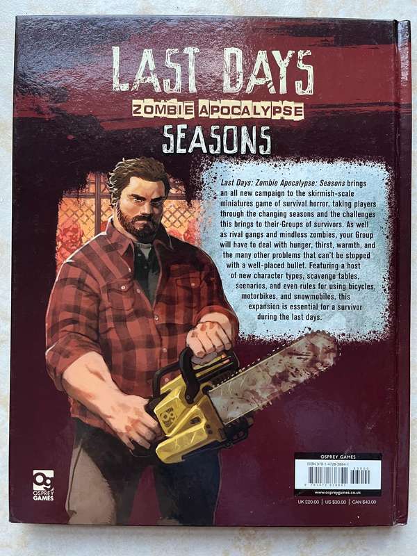 Osprey Wargames - Last Days Seasons expansion
