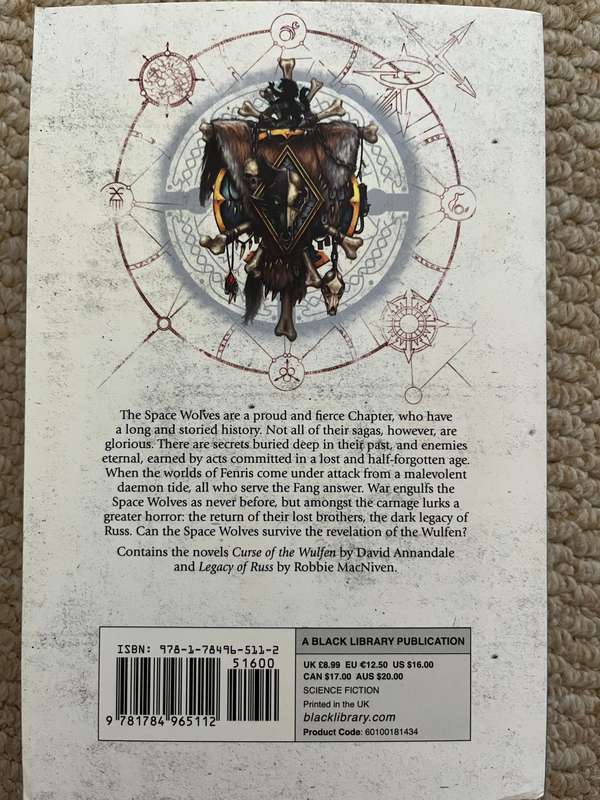 Warhammer 40K Legacy of the Wulfen PB