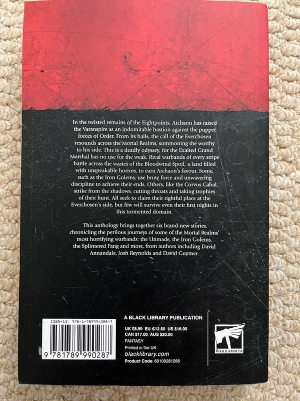 Warhammer Warcry Anthology PB