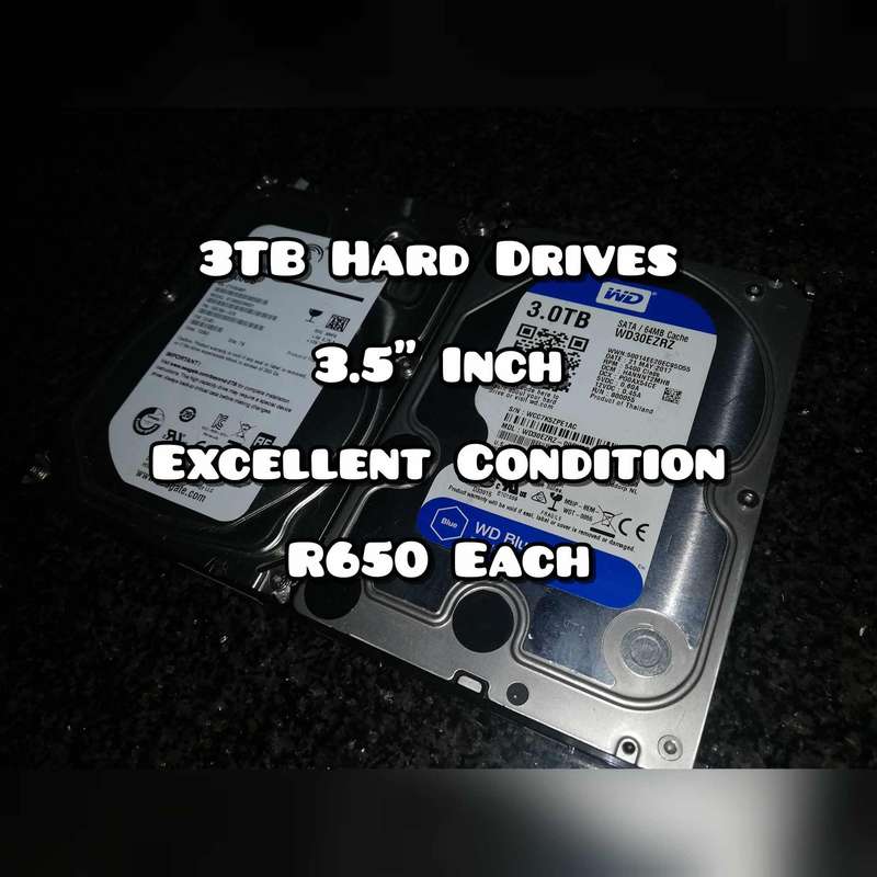 3TB Hard Drives