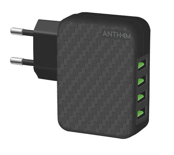 Anthem Fast Charger 4 Port Usb