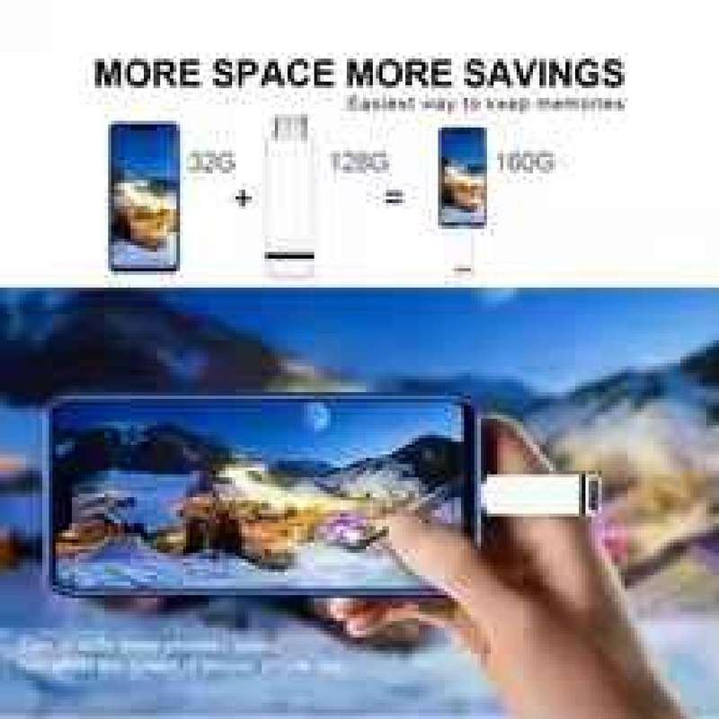 2TB USB 3.2 Flash Drive Type-C U Disk High-Speed Pen Drive U Flash Drive Portable SSD for Laptop Com