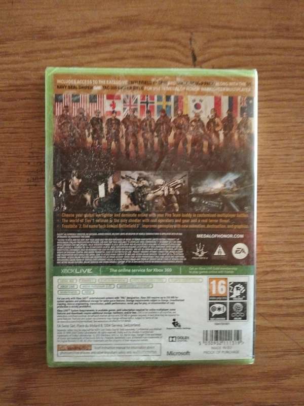 Medal of Honor warfighter Limited edition factory sealed Xbox 360 game