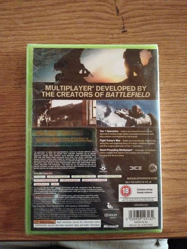 Medal of Honor factory sealed Xbox 360 game