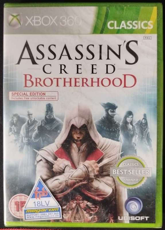 Assassin's Creed Brotherhood Factory sealed Xbox 360 game