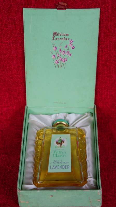 Vintage Potter & Moore Mitcham Lavender Perfume in Box