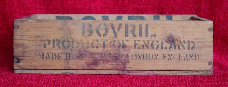 Vintage Wooden "Bovril" Crate