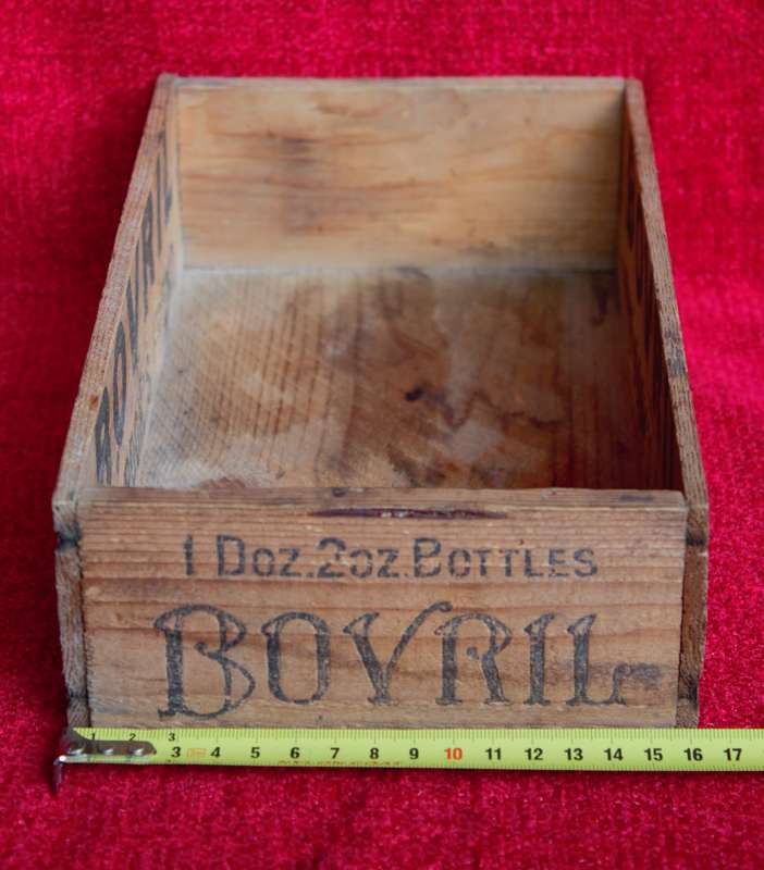 Vintage Wooden "Bovril" Crate