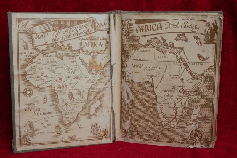 Our South Africa - Past & Present - Unsigned Cigarette Card Album - Full