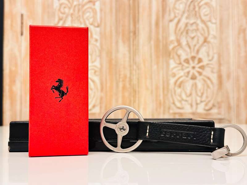 Ferrari Official Genuine Leather Accessory In Original Box