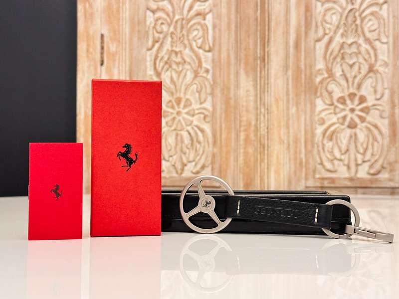 Ferrari Official Genuine Leather Accessory In Original Box