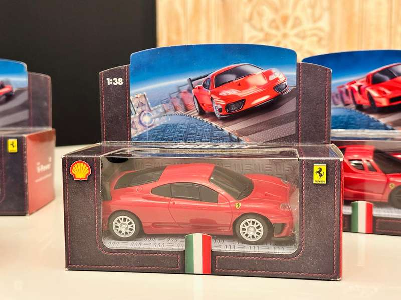 Complete Set of Vintage Ferrari Collectable Model Cars In Original Box