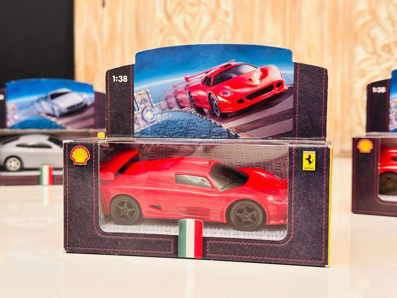 Complete Set of Vintage Ferrari Collectable Model Cars In Original Box