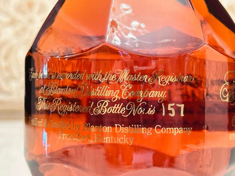 Blanton's Gold Limited Edition No 157 Single Barrel Collectable Bourbon With Original Box
