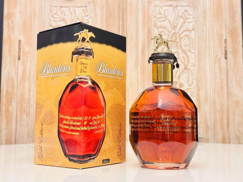 Blanton's Gold Limited Edition No 157 Single Barrel Collectable Bourbon With Original Box