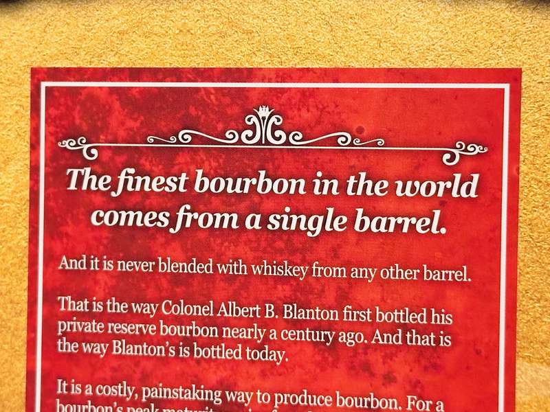 Blanton's Gold Limited Edition No 157 Single Barrel Collectable Bourbon With Original Box