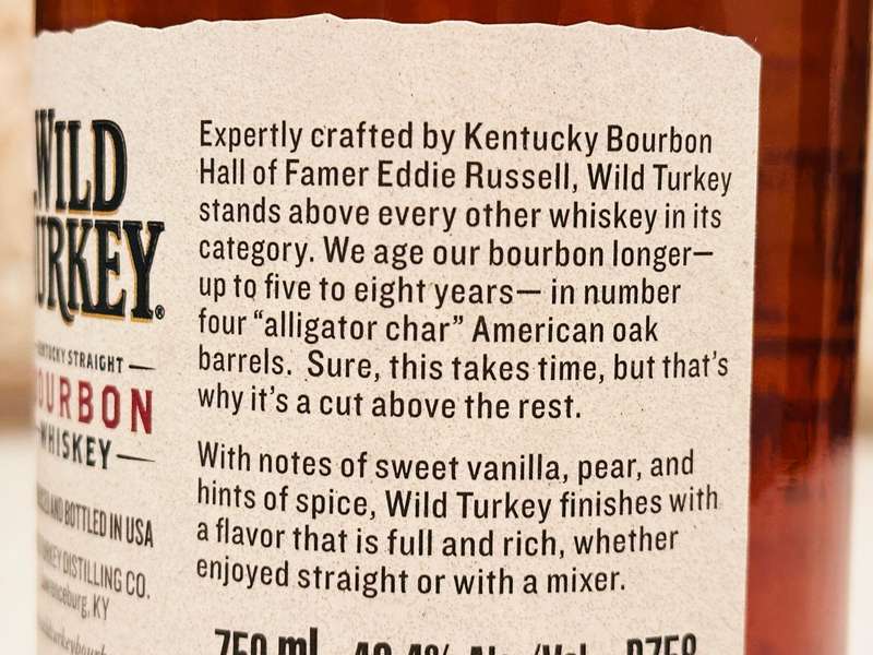 Wild Turkey Kentucky Straight Bourbon