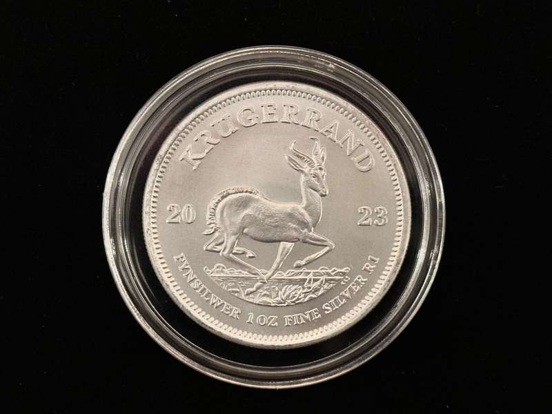 1x 2023 Silver KRUGERRAND in Capsule