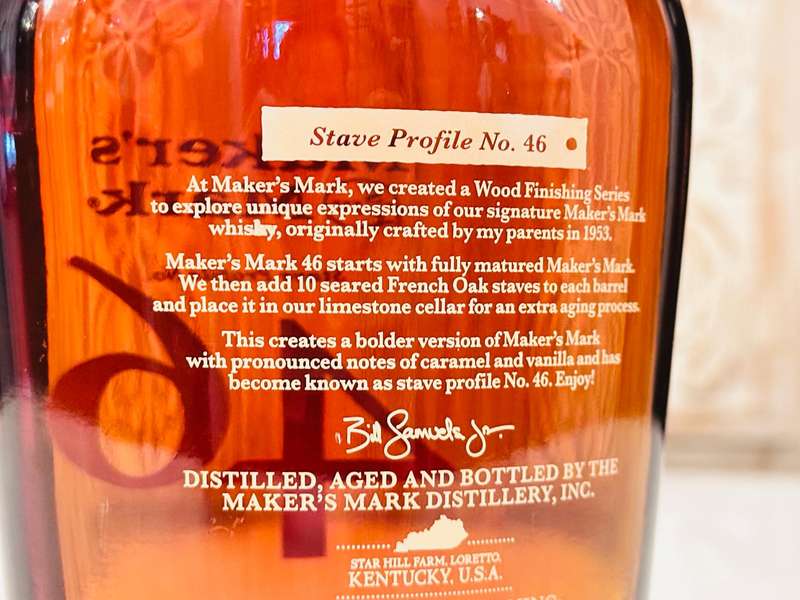 Makers Mark 46 - Old Bottling Collectable Bourbon Whisky