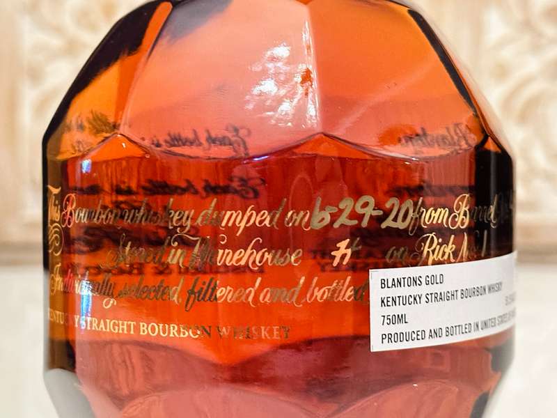 Blanton's Gold Limited Edition No 195 Single Barrel Collectable Bourbon With Original Box