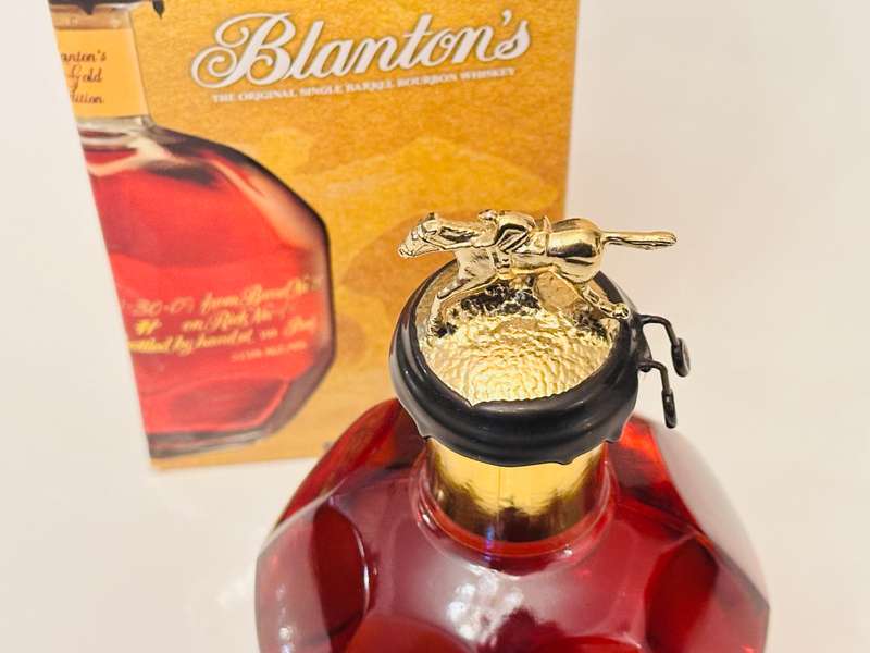 Blanton's Gold Limited Edition No 195 Single Barrel Collectable Bourbon With Original Box