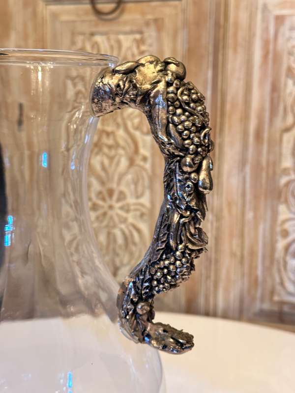 Large Ornate Vintage Statement Vase