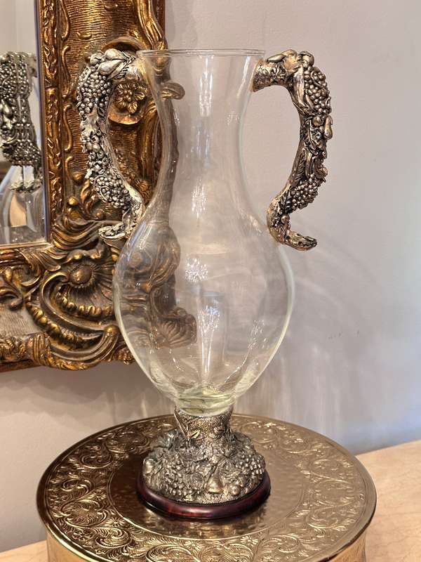 Large Ornate Vintage Statement Vase