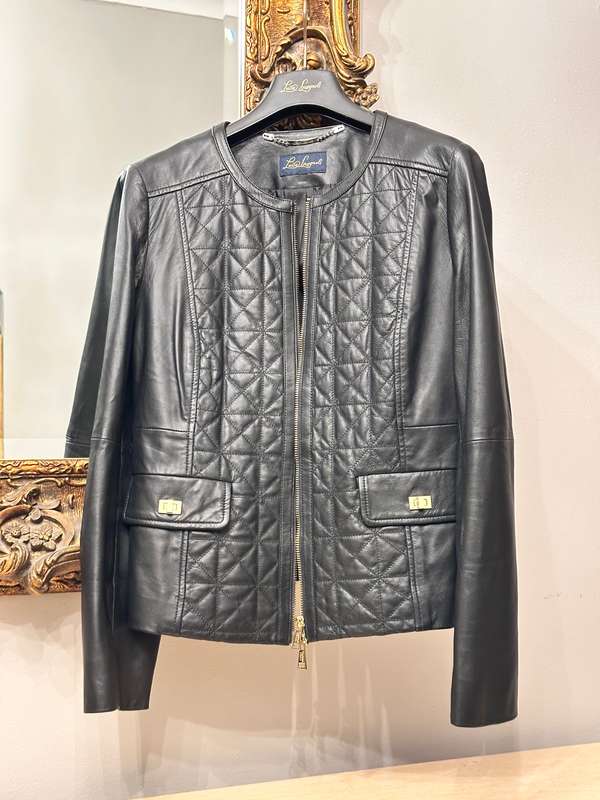 Luisa Spagnoli Italian Leather Ladies Jacket