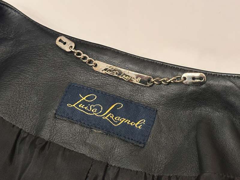 Luisa Spagnoli Italian Leather Ladies Jacket