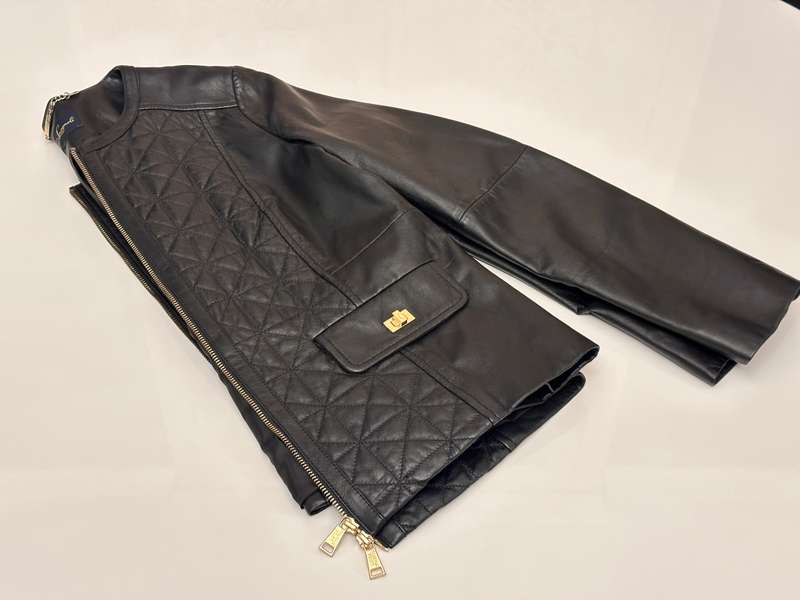 Luisa Spagnoli Italian Leather Ladies Jacket