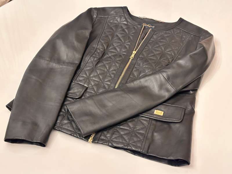Luisa Spagnoli Italian Leather Ladies Jacket