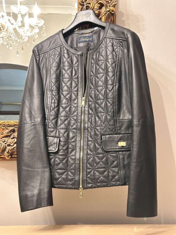 Luisa Spagnoli Italian Leather Ladies Jacket
