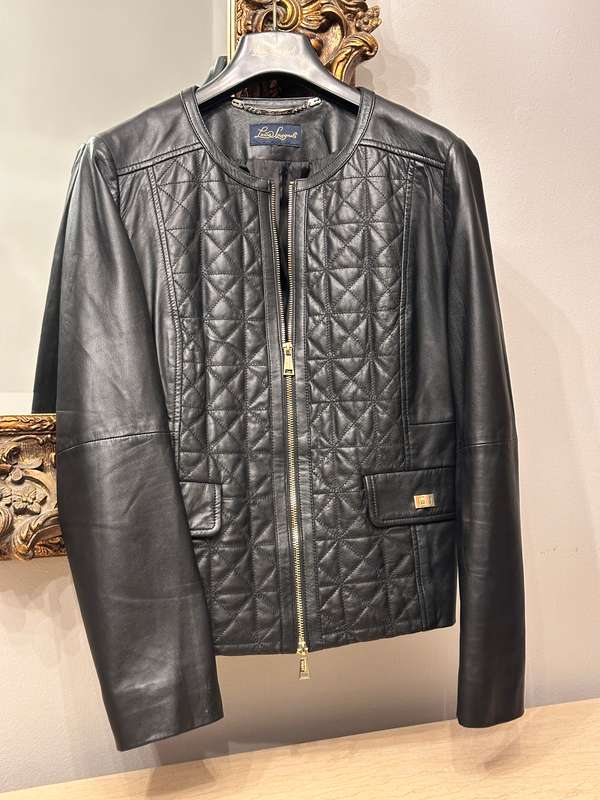 Luisa Spagnoli Italian Leather Ladies Jacket