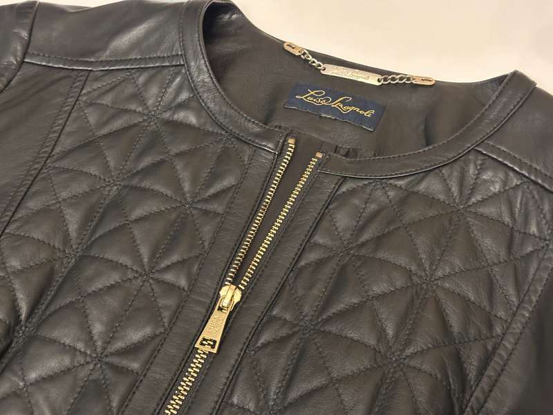 Luisa Spagnoli Italian Leather Ladies Jacket