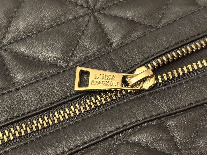 Luisa Spagnoli Italian Leather Ladies Jacket