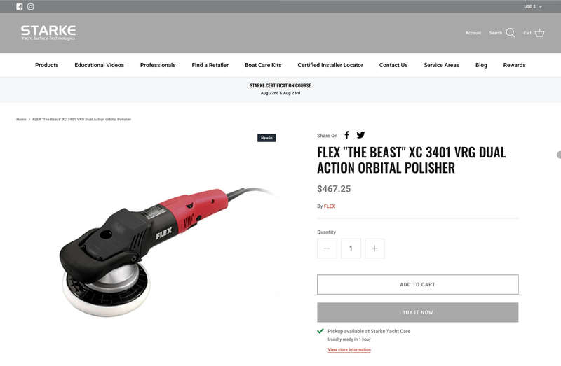 FLEX XC Dual Action Orbital Polisher