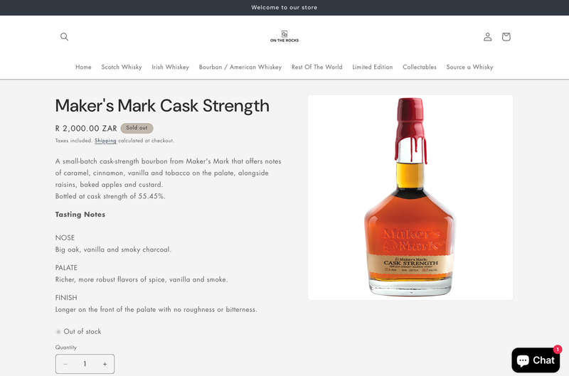 Makers Mark Cask Strength Batch 15-04 Exclusive Bourbon Whisky - Old Bottling