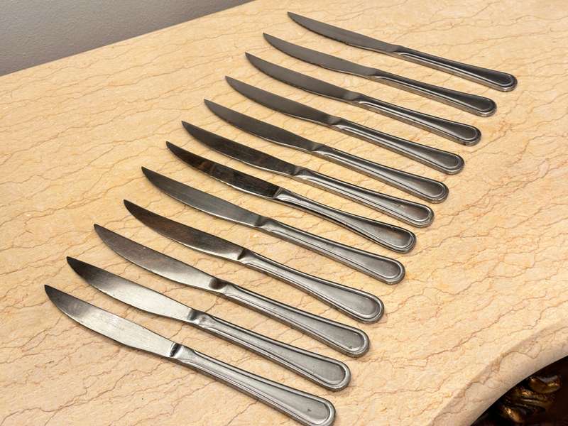 Stainless Steel Steak Knives Set of 12
