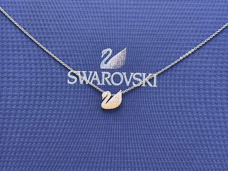 Swarovski Iconic Swan Statement Necklace